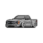 Pixelized Truck Stickers