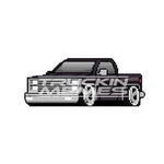 Pixelized Truck Stickers