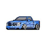 Pixelized Truck Stickers