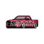 Pixelized Truck Stickers